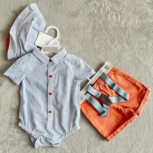 Nwt Tahari 3 Pieces set size 3-6months